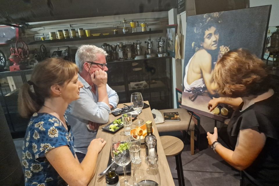 Rome: 2-Hour Caravaggio Art and Wine Experience - Wine Tasting Selection