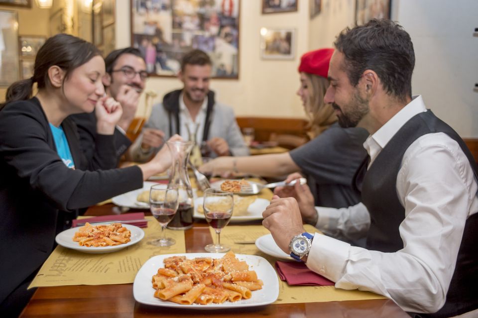 Rome: Food Tour and Wine Tasting in a Traditional Trattoria - Tasting Delights