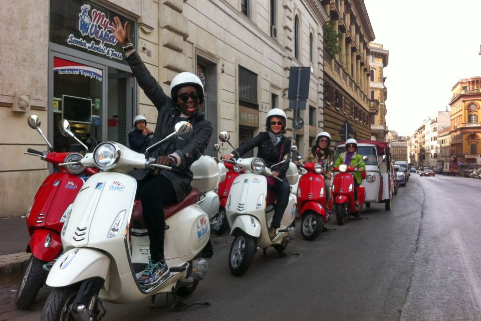 Rome 24-Hour Vespa Primavera Rental