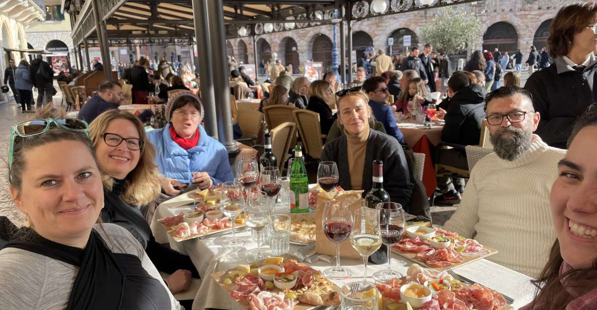 Verona: Food Tasting and Walking Tour With Cable Car