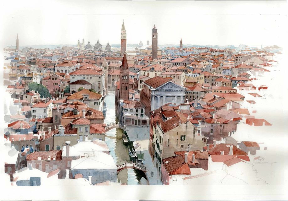 Venice: Watercolor Painting Class With a Famous Artist - Inclusions