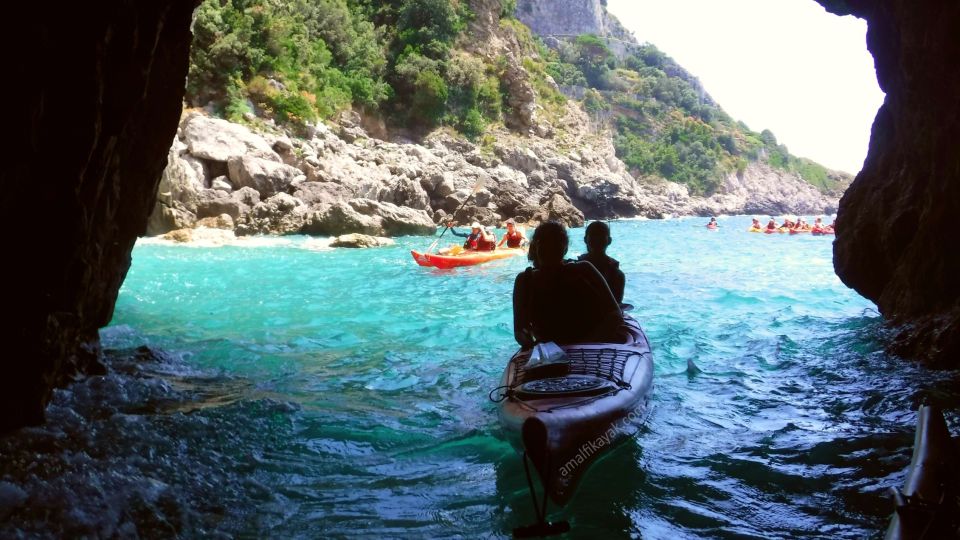 Amalfi Coast: Kayak Tour With Snorkeling and Grottoes Visit - Just The Basics