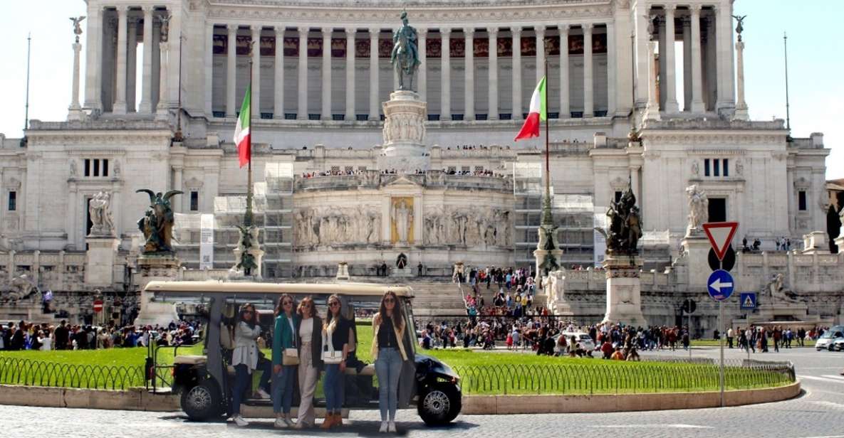 Rome: Golf Cart Tour of the Baroque and Ancient City - Just The Basics